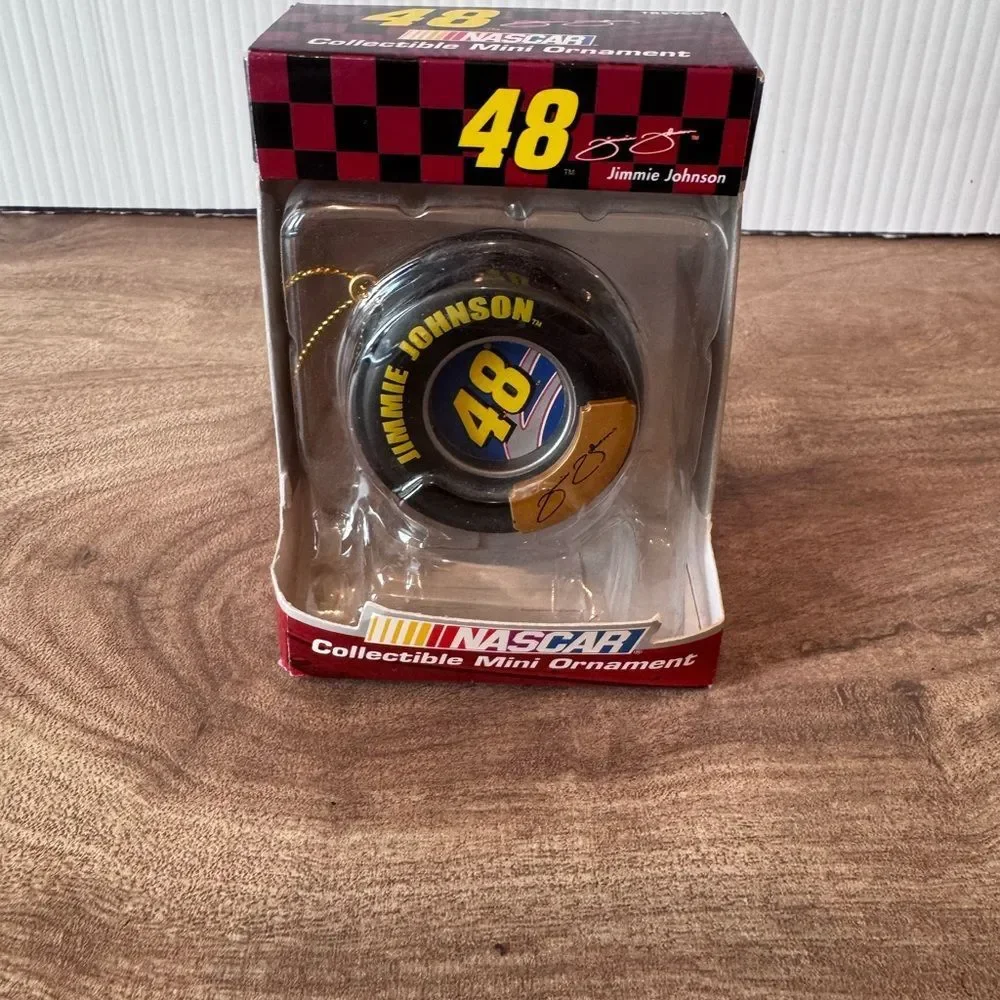 Nascar #48 Jimmie Johnson Mini Christmas Ornament Trevco 2004 Collectible